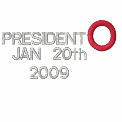 PRESIDENT OBAMA INAUGURATION EMBROIDERED T-SHIRT EMBROIDERED SHIRT by edem13