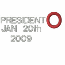 PRESIDENT OBAMA INAUGURATION EMBROIDERED T-SHIRT embroidered shirts