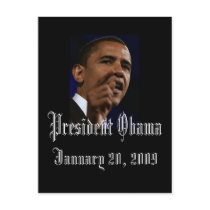 President Obama Inauguration Keepsake postcards by Obama_Keepsakes President Obama Inauguration Keepsake postcards