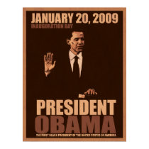 President Obama Inauguration Poster posters