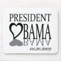President Obama Inauguration T-Shirts! mousepad