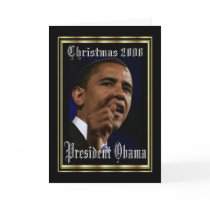 President Obama Keepsake Christmas cards by obama_inauguration President Obama Keepsake Christmas cards