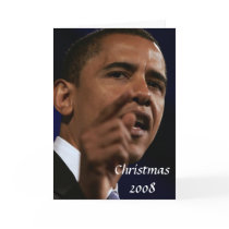 President Obama Keepsake Christmas cards by obama_inauguration President Obama Keepsake Christmas cards