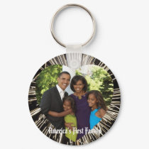 President Obama Keepsakes First Family Keychain by obama_inauguration President Obama Keepsakes First Family Keychain