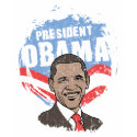 President Obama Ladies Sheer V-Neck (Fitted) t-shirts