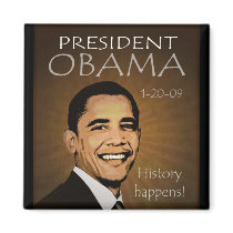 President Obama Magnet by inauguration_2009 President Obama Magnet