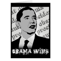 president obama - obama wins cards by mike3488 president obama - obama wins cards