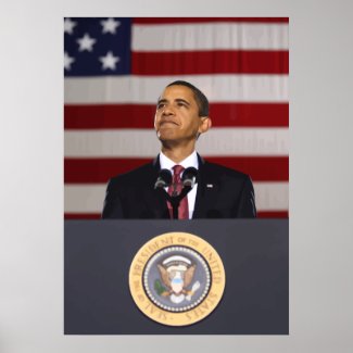 President Obama Painting print