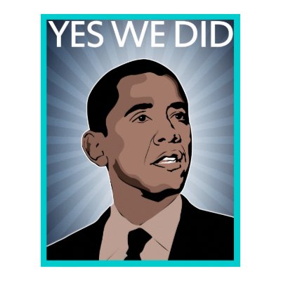 president obama poster by mike3488