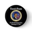President Obama Presidential Inauguration buttons