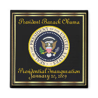 President Obama Presidential Inauguration Magnet magnet