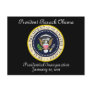 President Obama Presidential Inauguration Post Card
