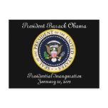 President Obama Presidential Inauguration Post Card
