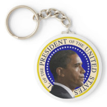 President Obama Profile Keychains