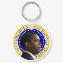 President Obama Profile keychains