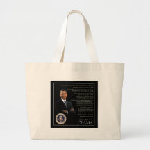 President Obama Quote Canvas Bags