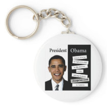 President Obama Quote Key Chains
