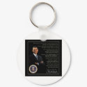 President Obama Quote keychains