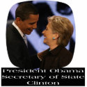 President Obama & Sec. of States Clinton photo sculptures by Obama_Keepsakes President Obama & Sec. of States Clinton photo sculptures