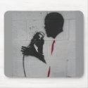 President Obama SILHOUETTE ON A WALL mousepads by obama_inauguration President Obama SILHOUETTE ON A WALL mousepads