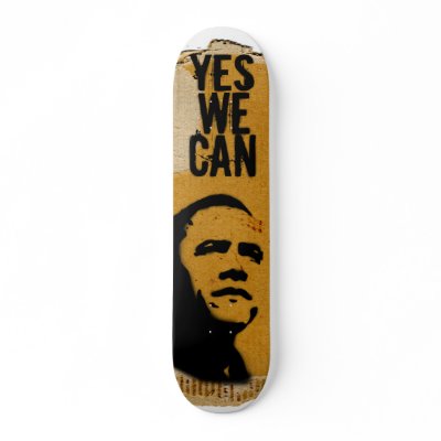 President Obama Skateboard by thezeegn