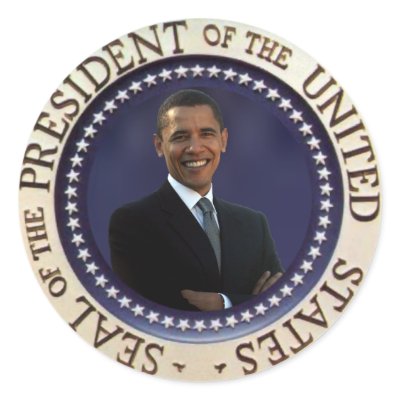 President Obama sticker