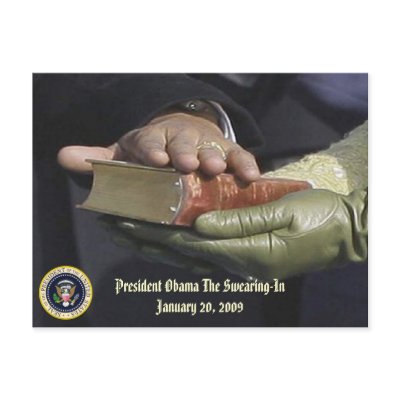President Obama THE SWEARING-IN Commemorative Post Cards by Obama_Keepsakes
