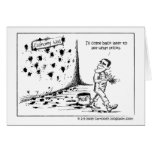 President Obama Throwing Mud Greeting Card