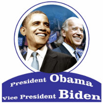 President Obama Vice-President Biden photo sculptures