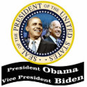 President Obama Vice President Biden photo sculptures