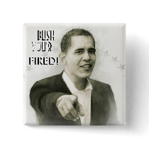 President Obama Vintage Button2