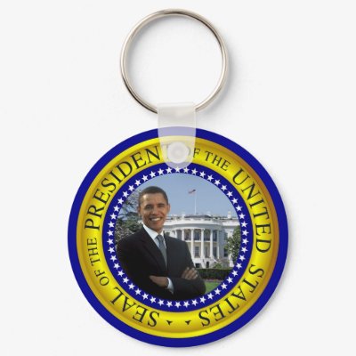 President Obama White House - Key Ring Keychains by inauguration_2009