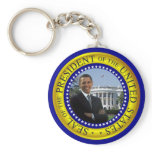 President Obama White House - Key Ring Keychains