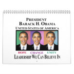 PRESIDENT OBAMA WINS CALENDER CALENDARS