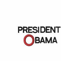 PRESIDENT OBAMA  X-MAX POLO - RED embroidered shirts
