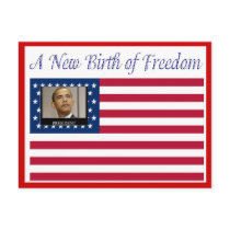 President ObamaA New Birth of Freedom Postcard by obama_inauguration President ObamaA New Birth of Freedom Postcard