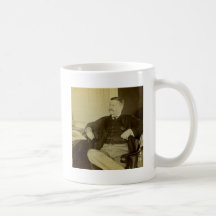 President Roosevelt at His Desk in White House Coffee Mugs