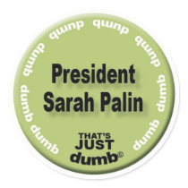 "President Sarah Palin" Sticker by tjdsoup "President Sarah Palin" Sticker