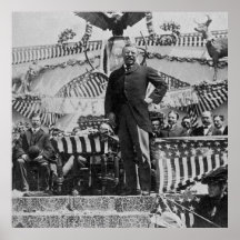 President Teddy Roosevelt in Wyoming 1903 Posters