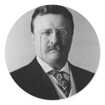 President Theodore Roosevelt Portrait Sticker