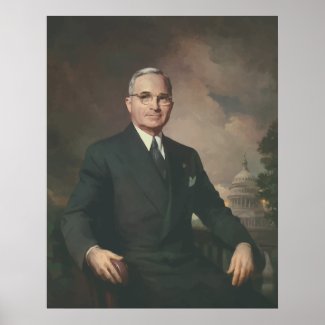 President Truman Painting print