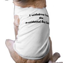 Presidental Dog Search pet clothing
