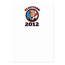 Presidente americano Barack Obama 2012 Plantillas De Tarjetas Personales