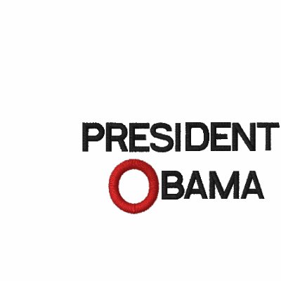 PRESIDENTE OBAMA INAUGURATION EMBROIDERED T-SHIRT PRESIDENTE OBAMA INAUGURATION EMBROIDERED T-SHIRT