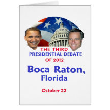 Presidential Debate Greeting Cards