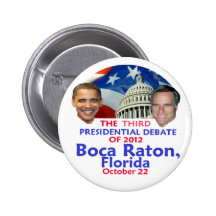 Presidential Debate Pinback Button
