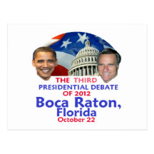 Presidential Debate Post Cards