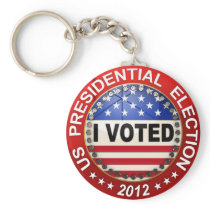 Presidential Election 2012 I voted Key Chains