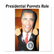 Presidential Puppets Rule posters by lizsmash Presidential Puppets Rule posters