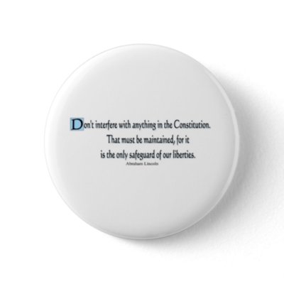 Presidential Quotes Button by